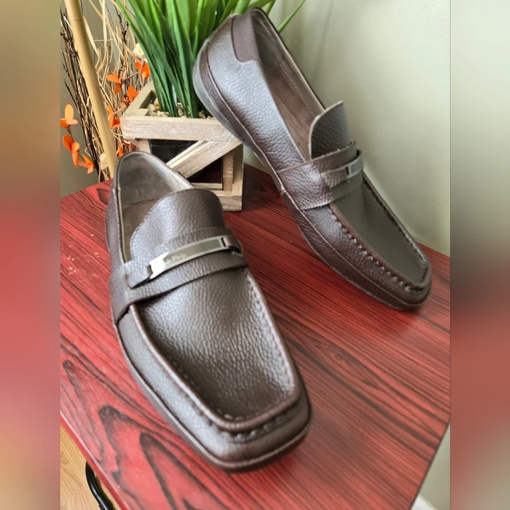 Men Calvin klein Loafers  sz 13 Dark Brown